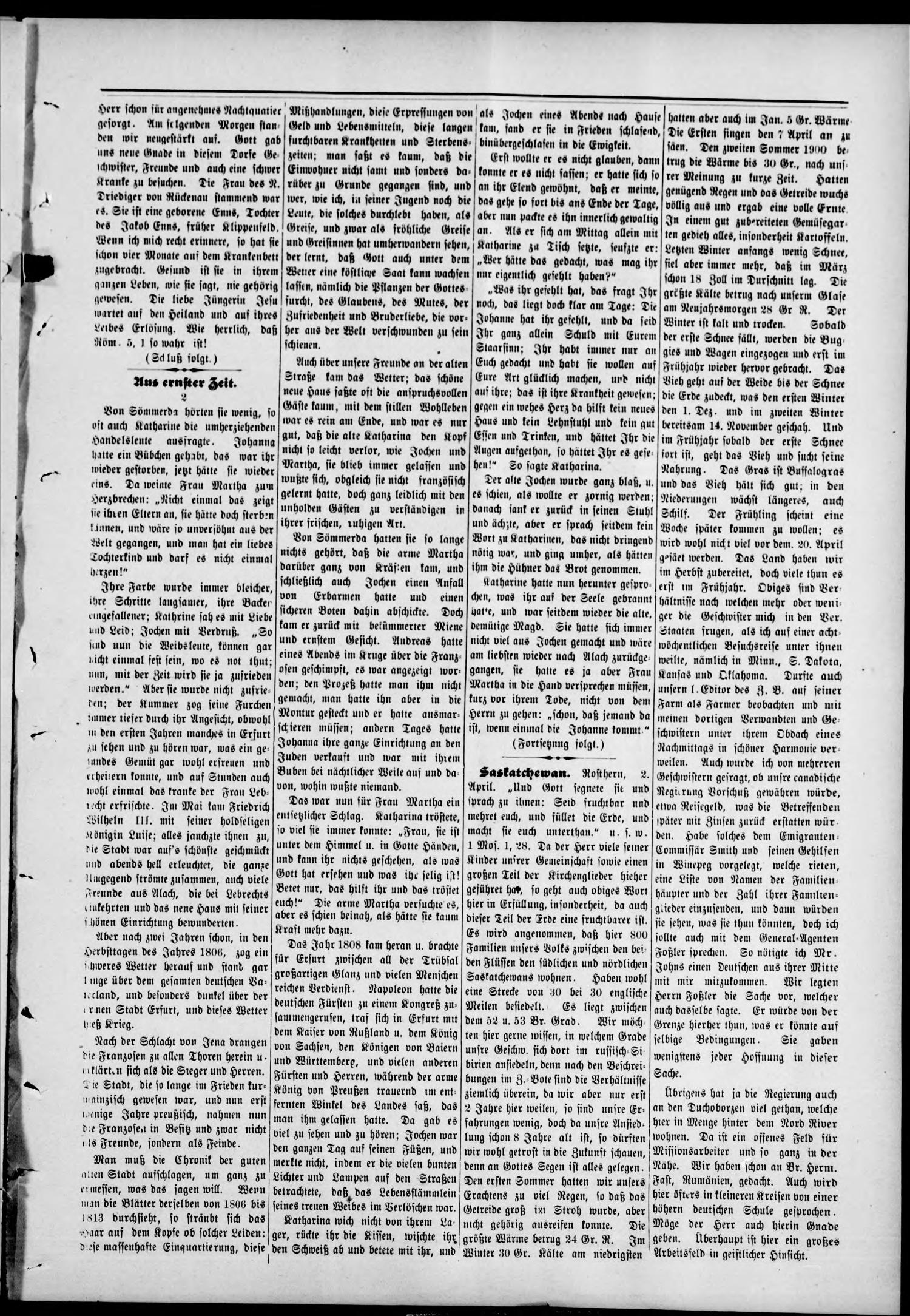 Zions--Bote. (Medford, Okla.), Vol. 17, No. 17, Ed. 1 Wednesday, April 24, 1901
                                                
                                                    [Sequence #]: 3 of 4
                                                