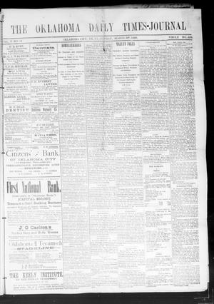 Primary view of object titled 'Oklahoma Daily Times--Journal. (Oklahoma City, Okla.), Vol. 5, No. 49, Ed. 1 Sunday, March 27, 1892'.