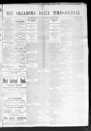 Oklahoma Daily Times--Journal. (Oklahoma City, Okla.), Vol. 5, No. 58, Ed. 1 Sunday, April 10, 1892