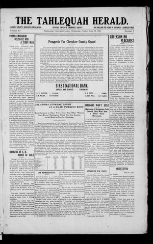 The Tahlequah Herald. (Tahlequah, Okla.), Vol. 10, No. 7, Ed. 1 Friday, June 28, 1912