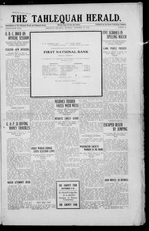 The Tahlequah Herald. (Tahlequah, Okla.), Vol. 25, No. 52, Ed. 1 Thursday, September 12, 1912