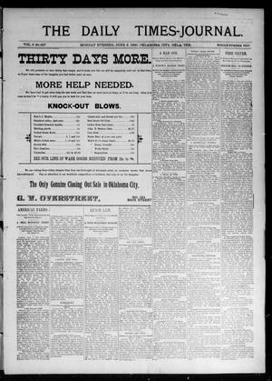 The Daily Times-Journal. (Oklahoma City, Okla. Terr.), Vol. 6, No. 297, Ed. 1 Monday, June 3, 1895