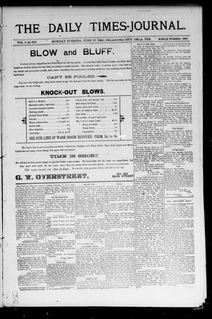 The Daily Times-Journal. (Oklahoma City, Okla. Terr.), Vol. 6, No. 309, Ed. 1 Monday, June 17, 1895