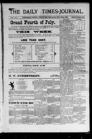 The Daily Times-Journal. (Oklahoma City, Okla. Terr.), Vol. 7, No. 5, Ed. 1 Wednesday, June 26, 1895
