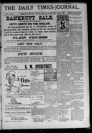 The Daily Times-Journal. (Oklahoma City, Okla. Terr.), Vol. 7, No. 33, Ed. 1 Tuesday, July 30, 1895