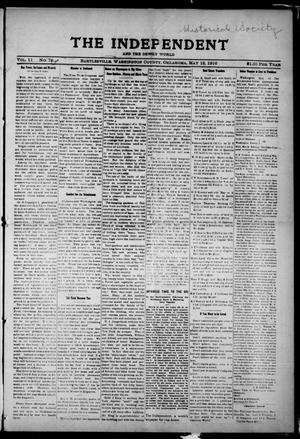 The Independent And The Dewey World (Bartlesville, Okla.), Vol. 11, No. 12, Ed. 1 Friday, May 12, 1916