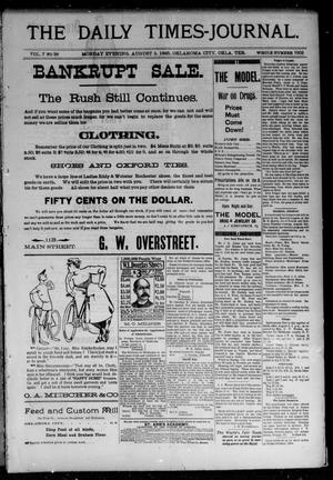 The Daily Times-Journal. (Oklahoma City, Okla. Terr.), Vol. 7, No. 38, Ed. 1 Monday, August 5, 1895