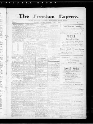 The Freedom Express. (Freedom, Okla.), Vol. 2, No. 43, Ed. 1 Thursday, February 6, 1908