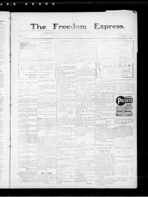 The Freedom Express. (Freedom, Okla.), Vol. 3, No. 52, Ed. 1 Thursday, April 8, 1909
