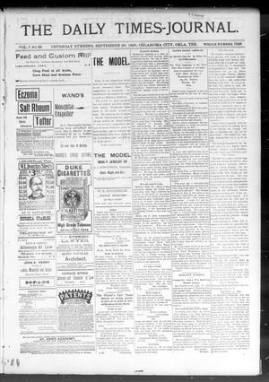 The Daily Times-Journal. (Oklahoma City, Okla. Terr.), Vol. 7, No. 83, Ed. 1 Thursday, September 26, 1895