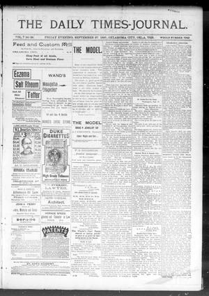 The Daily Times-Journal. (Oklahoma City, Okla. Terr.), Vol. 7, No. 84, Ed. 1 Friday, September 27, 1895
