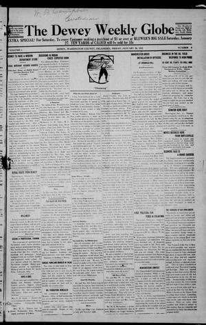 The Dewey Weekly Globe (Dewey, Okla.), Vol. 1, No. 8, Ed. 1 Friday, January 26, 1912