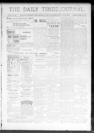 The Daily Times-Journal. (Oklahoma City, Okla. Terr.), Vol. 7, No. 86, Ed. 1 Monday, September 30, 1895
