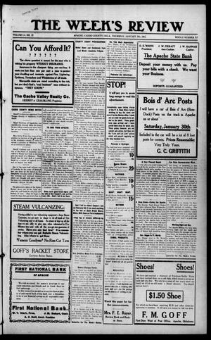 The Week's Review (Apache, Okla.), Vol. 14, No. 22, Ed. 1 Thursday, January 28, 1915