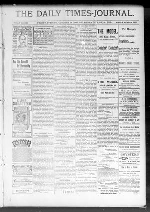 The Daily Times-Journal. (Oklahoma City, Okla. Terr.), Vol. 7, No. 102, Ed. 1 Friday, October 18, 1895
