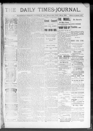 The Daily Times-Journal. (Oklahoma City, Okla. Terr.), Vol. 7, No. 112, Ed. 1 Wednesday, October 30, 1895