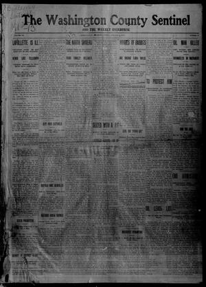 Primary view of object titled 'The Washington County Sentinel And The Weekly Enterprise (Bartlesville, Okla.), Vol. 7, No. 47, Ed. 1 Friday, January 5, 1912'.