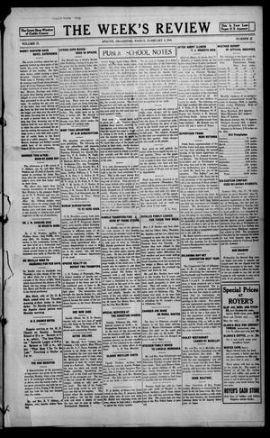 The Week's Review (Apache, Okla.), Vol. 15, No. 23, Ed. 1 Friday, February 4, 1916