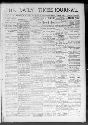 The Daily Times-Journal. (Oklahoma City, Okla. Terr.), Vol. 7, No. 124, Ed. 1 Wednesday, November 13, 1895