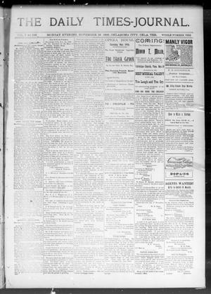 The Daily Times-Journal. (Oklahoma City, Okla. Terr.), Vol. 7, No. 129, Ed. 1 Monday, November 18, 1895