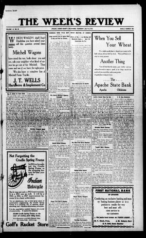 The Week's Review (Apache, Okla.), Vol. 13, No. 46, Ed. 1 Thursday, July 16, 1914