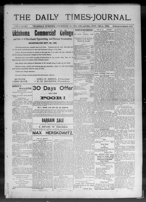 The Daily Times-Journal. (Oklahoma City, Okla. Terr.), Vol. 7, No. 160, Ed. 1 Thursday, December 26, 1895
