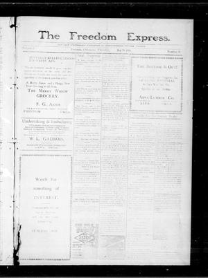 The Freedom Express. (Freedom, Okla.), Vol. 5, No. 38, Ed. 1 Thursday, December 29, 1910