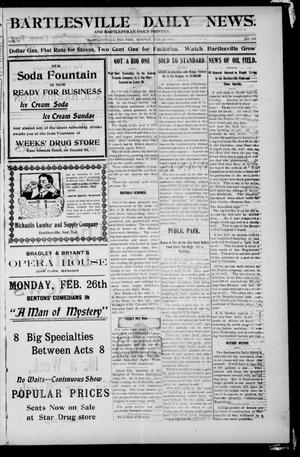 Bartlesville Daily News. And Bartlesville Daily Pointer. (Bartlesville, Indian Terr.), Vol. 1, No. 173, Ed. 1 Monday, February 26, 1906