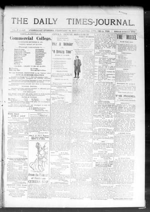 The Daily Times-Journal. (Oklahoma City, Okla. Terr.), Vol. 7, No. 212, Ed. 1 Wednesday, February 26, 1896