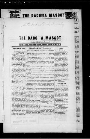 The Dacoma Mascot (Dacoma, Okla.), Vol. 7, No. 39, Ed. 1 Thursday, January 30, 1919