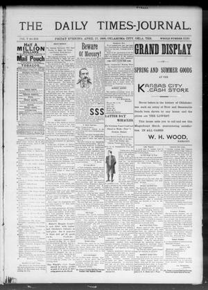 The Daily Times-Journal. (Oklahoma City, Okla. Terr.), Vol. 7, No. 256, Ed. 1 Friday, April 17, 1896
