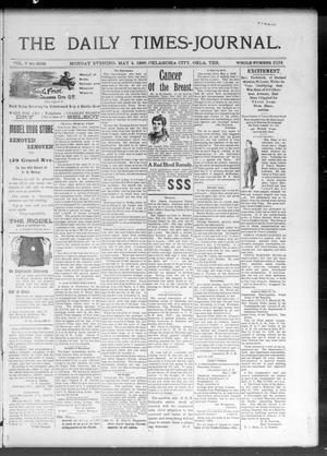 The Daily Times-Journal. (Oklahoma City, Okla. Terr.), Vol. 7, No. 270, Ed. 1 Monday, May 4, 1896