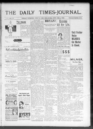 The Daily Times-Journal. (Oklahoma City, Okla. Terr.), Vol. 8, No. 27, Ed. 1 Friday, July 10, 1896