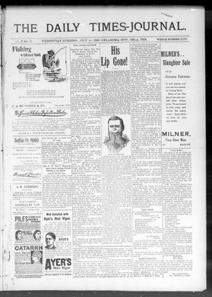 The Daily Times-Journal. (Oklahoma City, Okla. Terr.), Vol. 8, No. 31, Ed. 1 Wednesday, July 15, 1896
