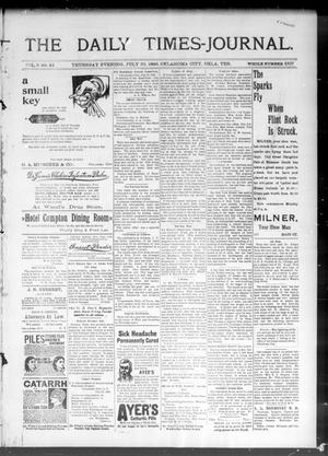 The Daily Times-Journal. (Oklahoma City, Okla. Terr.), Vol. 8, No. 44, Ed. 1 Thursday, July 30, 1896
