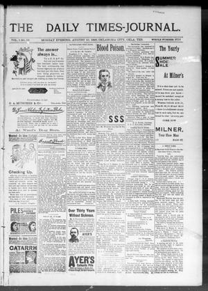 The Daily Times-Journal. (Oklahoma City, Okla. Terr.), Vol. 8, No. 53, Ed. 1 Monday, August 10, 1896