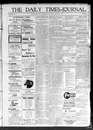 The Daily Times-Journal. (Oklahoma City, Okla. Terr.), Vol. 10, No. 360, Ed. 1 Saturday, January 6, 1900