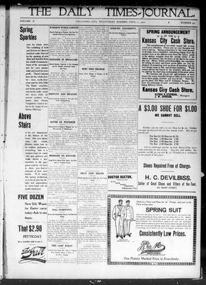 The Daily Times-Journal. (Oklahoma City, Okla. Terr.), Vol. 10, No. 440, Ed. 1 Wednesday, April 11, 1900