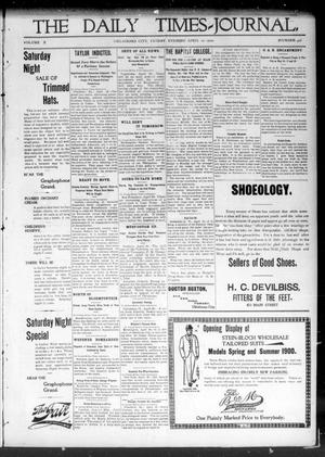The Daily Times-Journal. (Oklahoma City, Okla. Terr.), Vol. 10, No. 448, Ed. 1 Friday, April 20, 1900