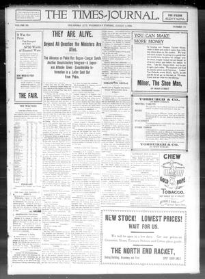 The Daily Times-Journal. (Oklahoma City, Okla. Terr.), Vol. 12, No. 72, Ed. 1 Wednesday, August 1, 1900