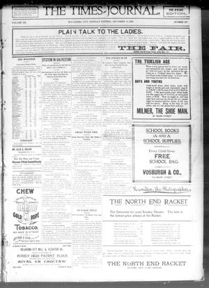 The Daily Times-Journal. (Oklahoma City, Okla. Terr.), Vol. 12, No. 112, Ed. 1 Monday, September 17, 1900