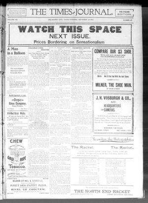 The Daily Times-Journal. (Oklahoma City, Okla. Terr.), Vol. 12, No. 122, Ed. 1 Friday, September 28, 1900