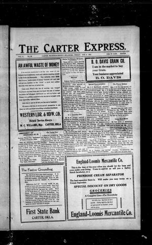 The Carter Express. (Carter, Okla.), Vol. 11, No. 46, Ed. 1 Friday, February 4, 1921