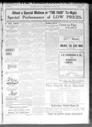 The Daily Times-Journal. (Oklahoma City, Okla. Terr.), Vol. 12, No. 135, Ed. 1 Saturday, October 13, 1900