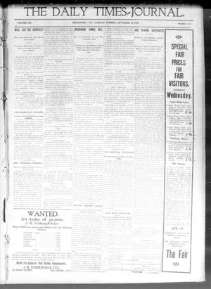 The Daily Times-Journal. (Oklahoma City, Okla. Terr.), Vol. 12, No. 166, Ed. 1 Tuesday, November 20, 1900