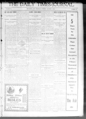 The Daily Times-Journal. (Oklahoma City, Okla. Terr.), Vol. 12, No. 179, Ed. 1 Wednesday, December 5, 1900