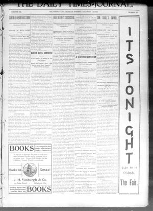 Primary view of object titled 'The Daily Times-Journal. (Oklahoma City, Okla. Terr.), Vol. 12, No. 183, Ed. 1 Monday, December 10, 1900'.