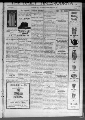 The Daily Times-Journal. (Oklahoma City, Okla. Terr.), Vol. 12, No. 276, Ed. 1 Saturday, March 30, 1901