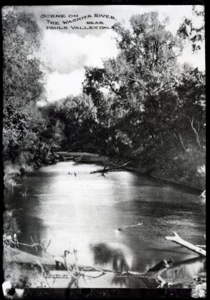 Scene on the Washita River near Pauls Valley, Oklahoma