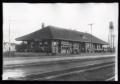 Thumbnail image of item number 1 in: 'Frisco Railroad Station in Afton, Oklahoma'.